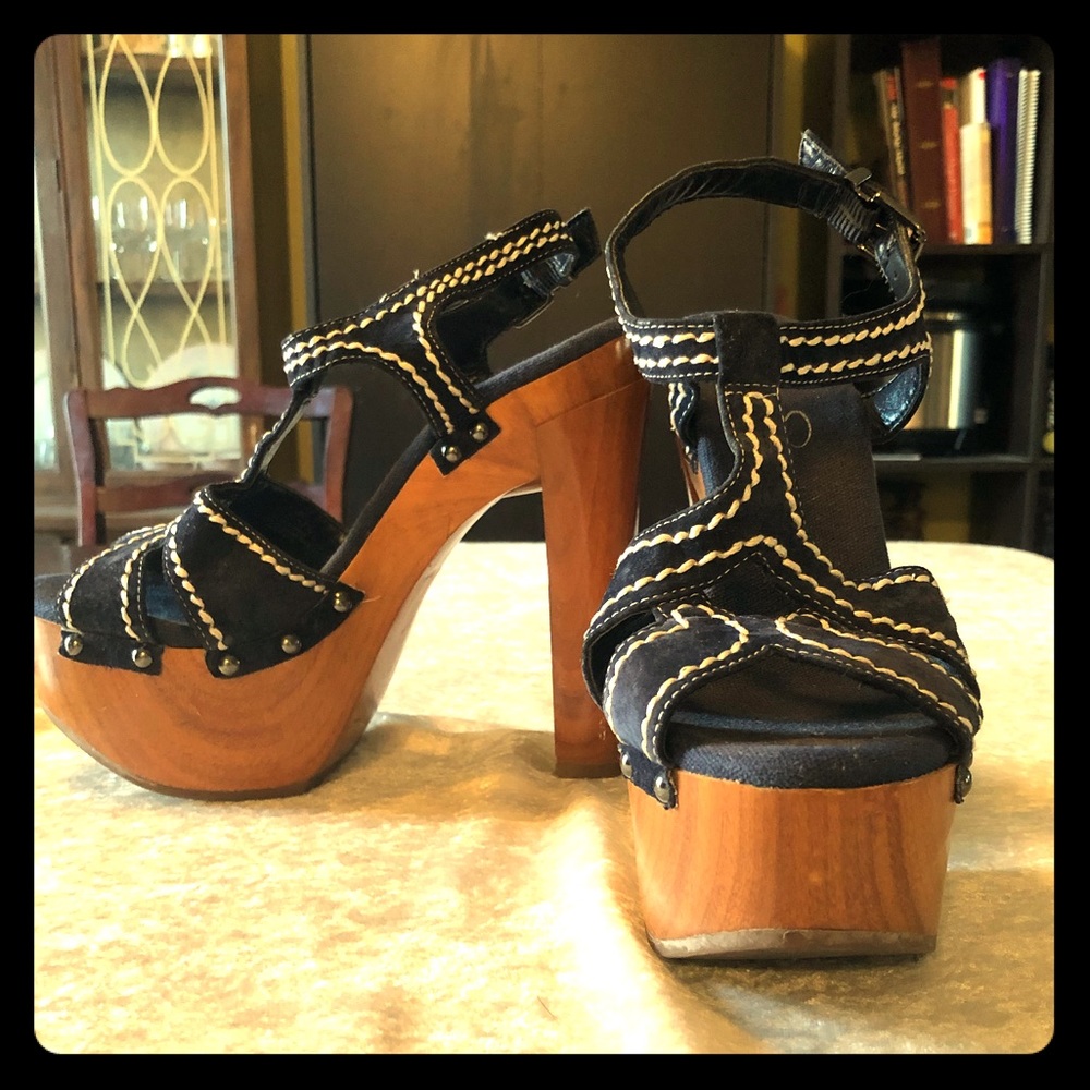 Jessica Simpson: platform sandals SZ:7.5🔥